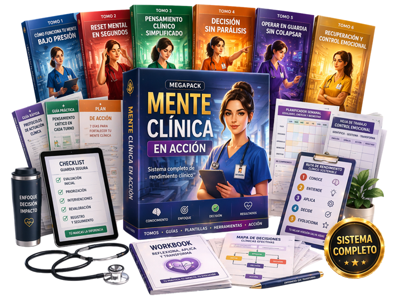 MegaPack Mente Clínica en Acción + Sistema Enfermería Antibloqueo™