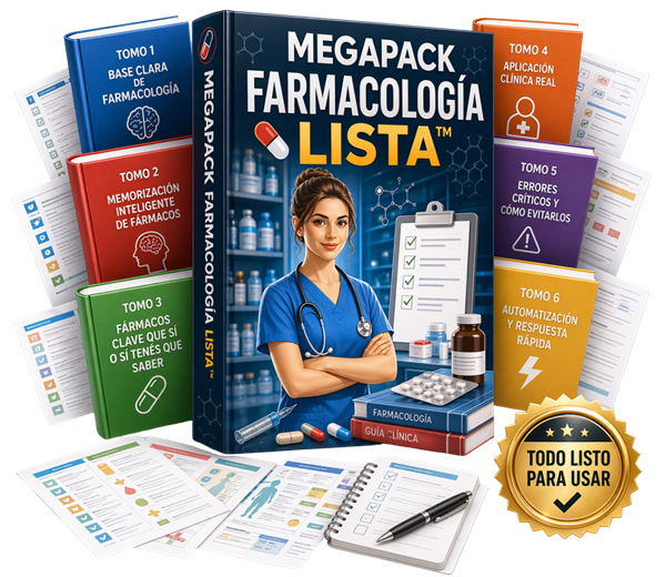 MegaPack Farmacología Lista + Sistema Farmacología Resuelta™
